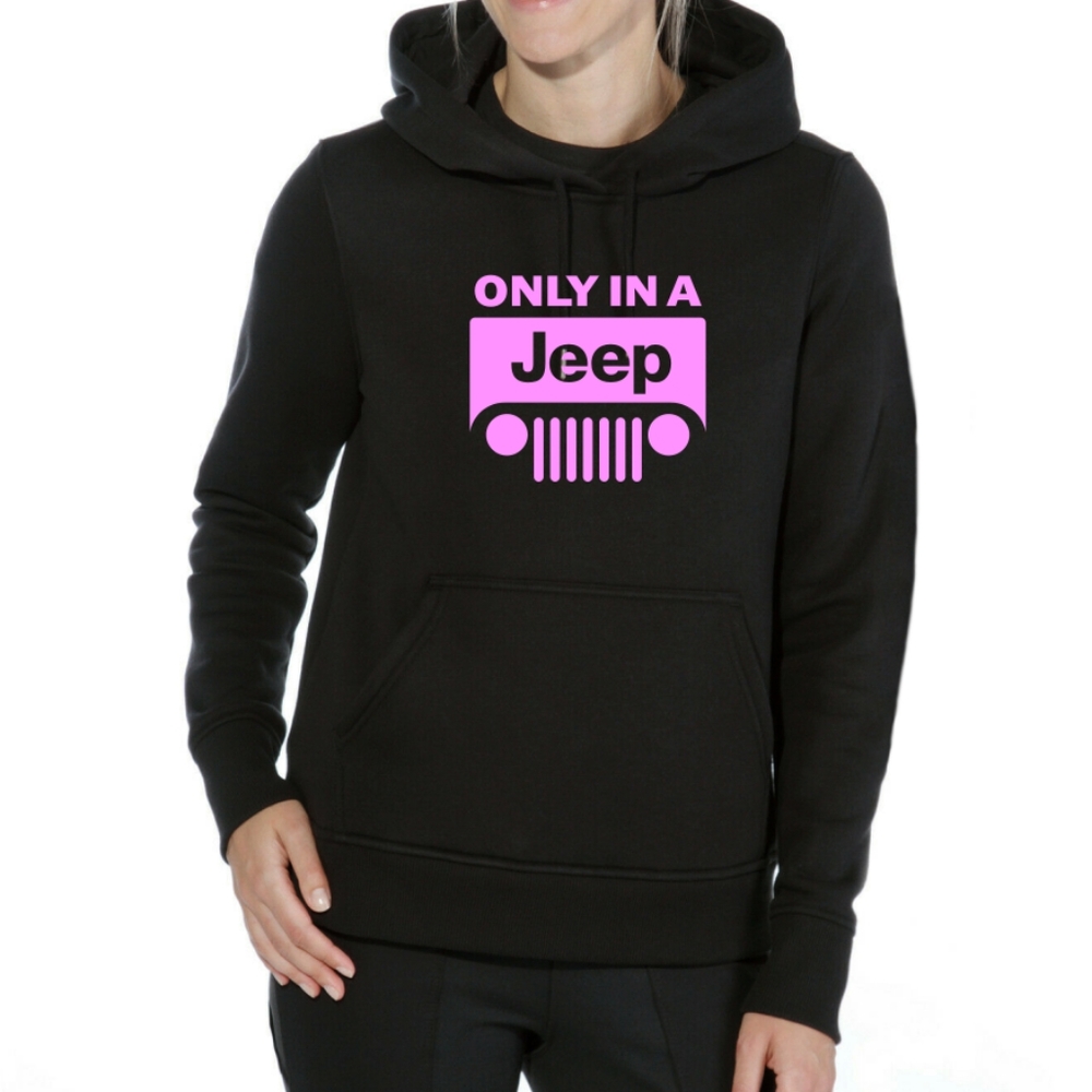 Only in a Jeep Heavyweight Pullover Hoodie